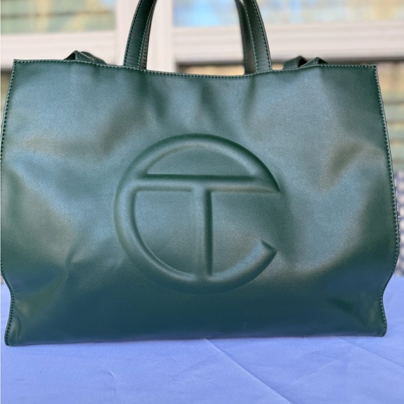 Telfar Dark Green Tote Bag - Picture 1 of 6